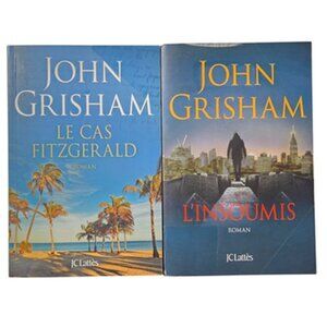 Le Cas Fitzgerald L'Insoumis John Grisham Lot 2 Thriller Roman French Softcover